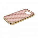 Wholesale Samsung Galaxy S6 Exotic Electroplate Soft Hybrid Case (Rose Gold)